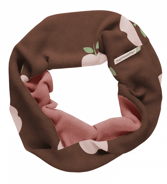 Maxomorra Apple Lined Tube Scarf AW26