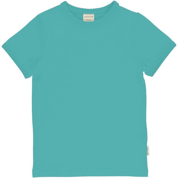 Maxomorra Aqua Short Sleeve Top