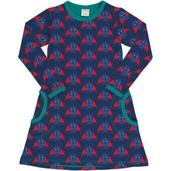Maxomorra Bat Long Sleeve Dress