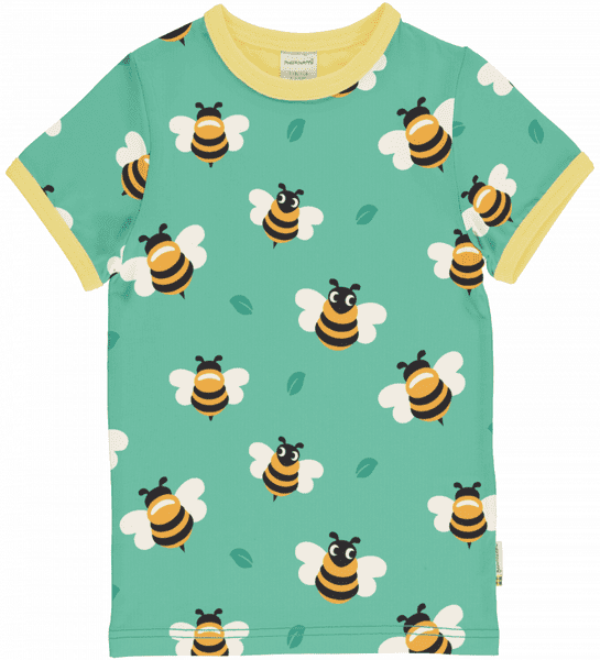 Maxomorra Bee Short Sleeve Top SS26