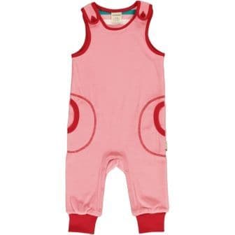 Maxomorra Blossom Velour Playsuit