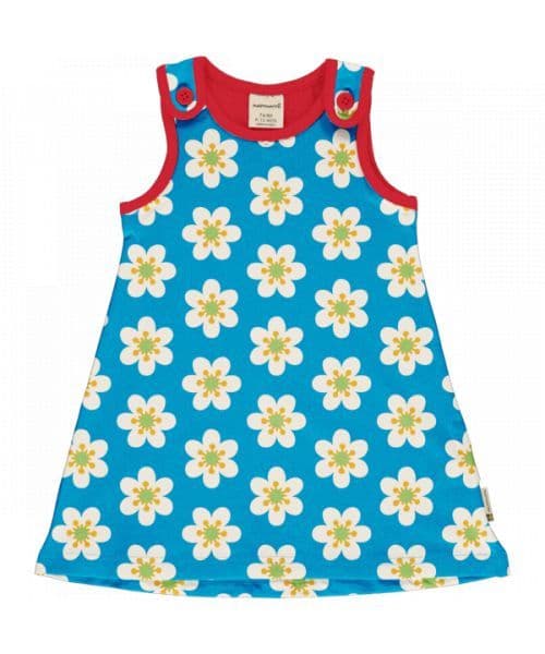 Maxomorra Blue Anemone Play Dress