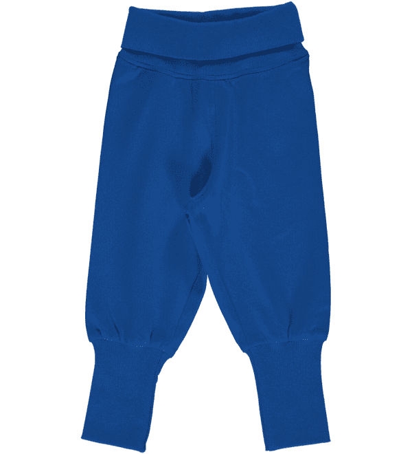 Maxomorra Blue Rib Pants SS25