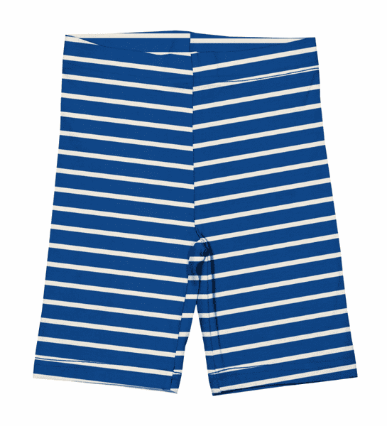 Maxomorra Blue Stripes Cycling Shorts SS26