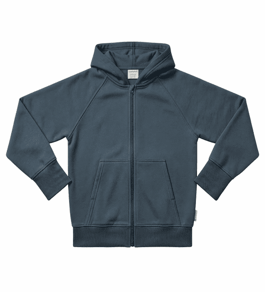 Maxomorra Blue Sweat Hoodie Zipper