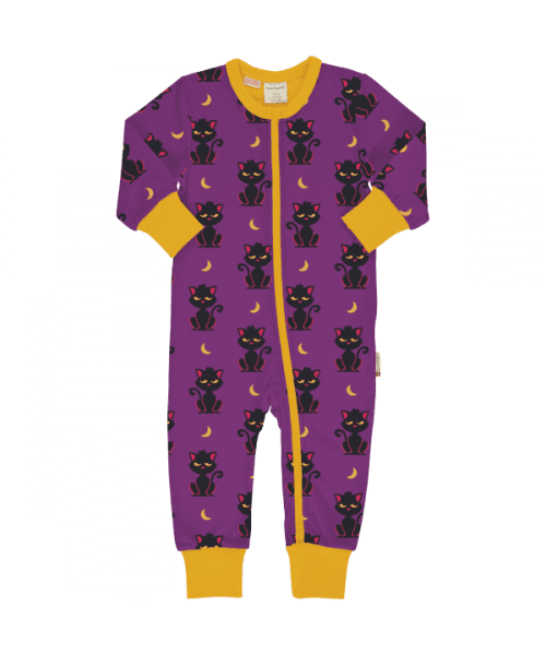 Maxomorra Cat Rompersuit AW24