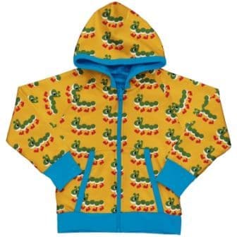 Maxomorra Caterpillar Reversible Hooded Cardigan