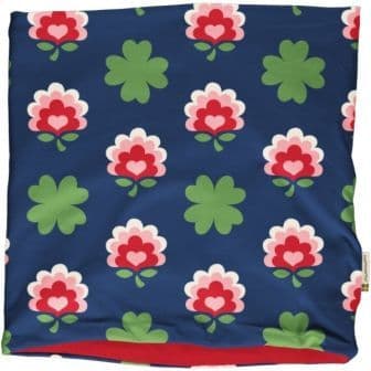 Maxomorra Clover Velour Tube Scarf