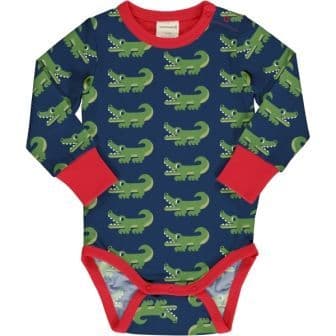 Maxomorra Crocodile Long Sleeve Body