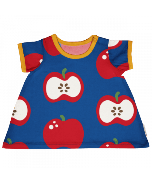 Maxomorra Doll Dress Farm Apple