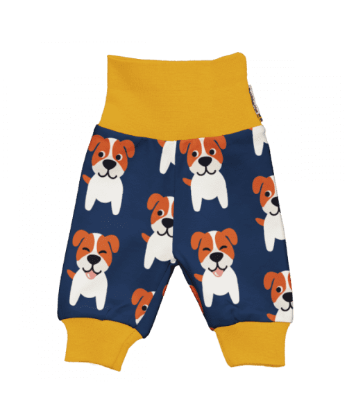 Maxomorra Doll Rib Pants Farm Dog