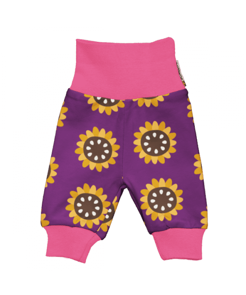 Maxomorra Doll Rib Pants Sunflower
