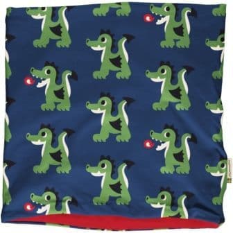 Maxomorra Dragon Velour Tube Scarf