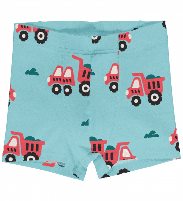 Maxomorra Dump Truck Boxer Shorts SS25