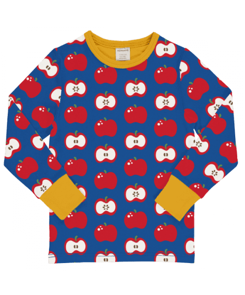 Maxomorra Farm Apple Long Sleeve Top