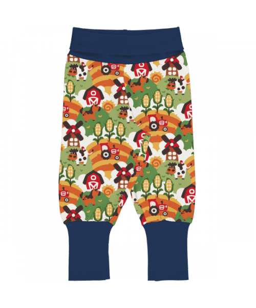 Maxomorra Farm Life Rib Pants