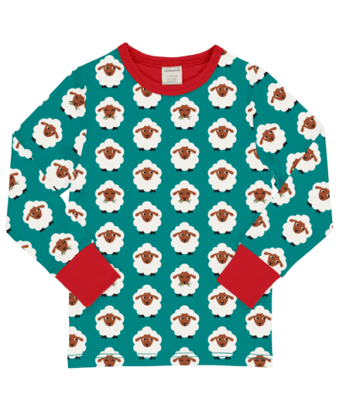 Maxomorra Farm Sheep Long Sleeve Top