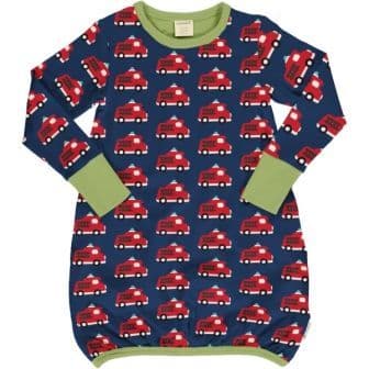 Maxomorra Fire Truck Balloon Dress