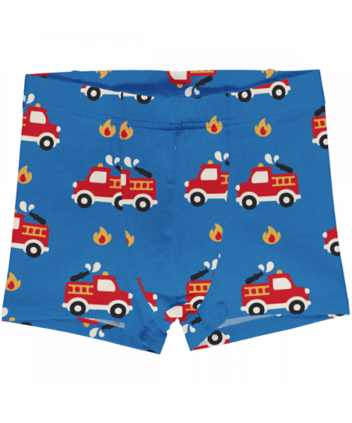 Maxomorra Fire Truck Boxer Shorts AW24