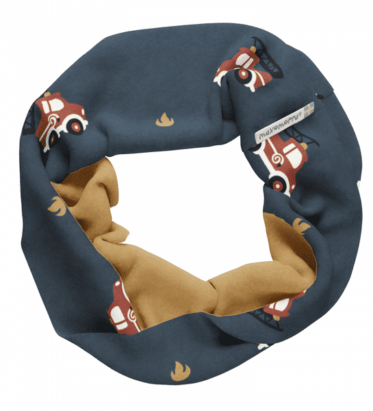 Maxomorra Fire Truck Lined Tube Scarf AW26