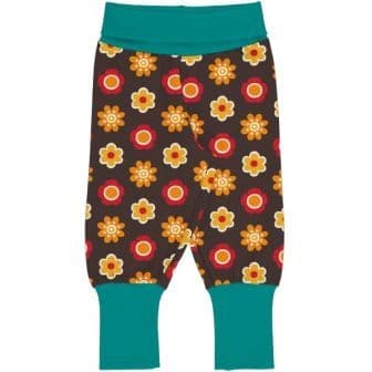 Maxomorra Flower Rib Pants