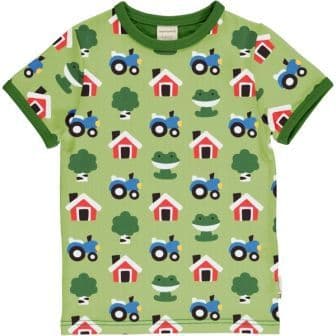 Maxomorra Forest Farm Short Sleeve Top