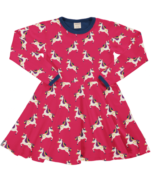 Maxomorra Forest Unicorn Circle Dress