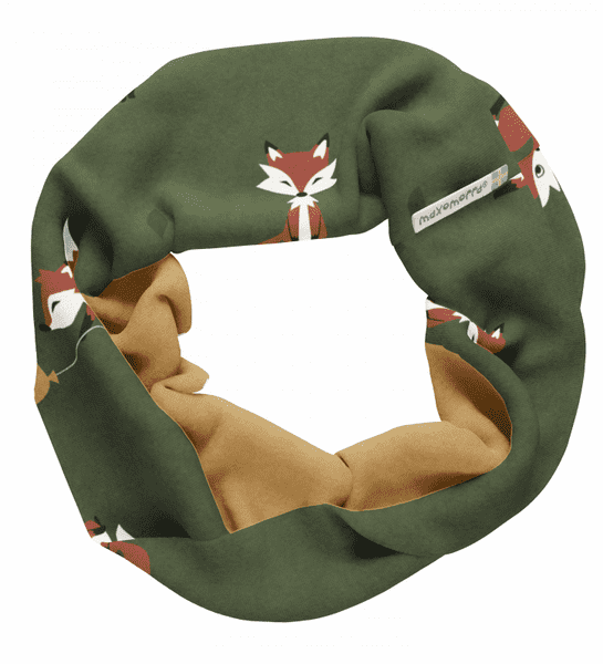 Maxomorra Fox Lined Tube Scarf AW26
