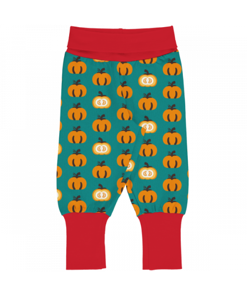 Maxomorra Garden Pumpkin Rib Pants