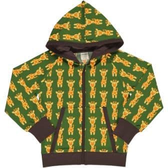 Maxomorra Giraffe Hooded Cardigan Sweat