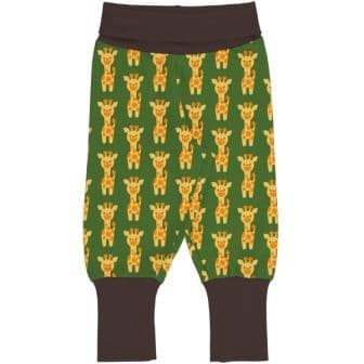 Maxomorra Giraffe Rib Pants