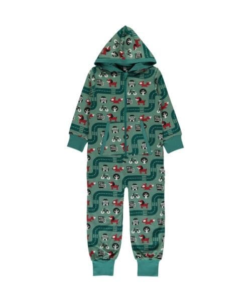 Maxomorra Hooded Onesie Big City
