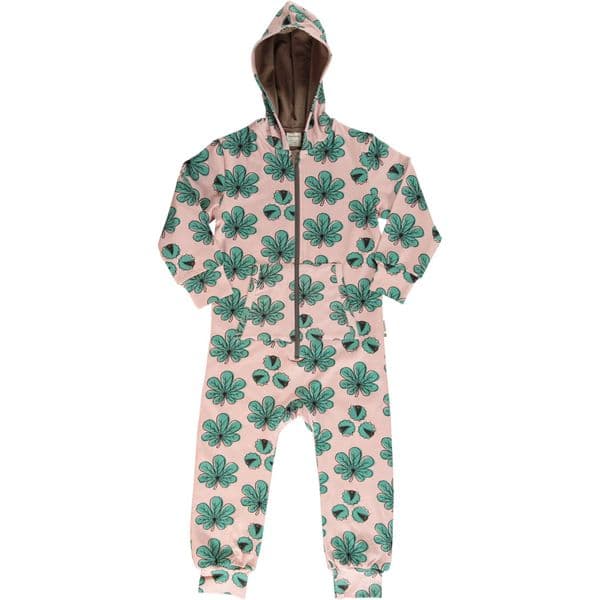 Maxomorra Hooded Onesie Chestnut Leaf