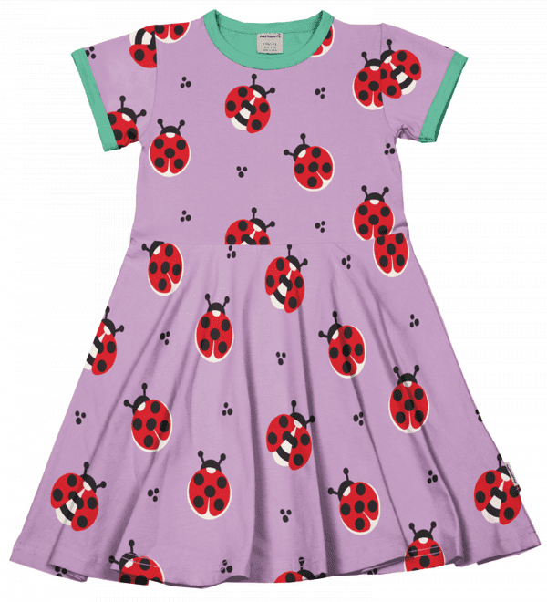 Maxomorra Ladybug Circle Dress SS25