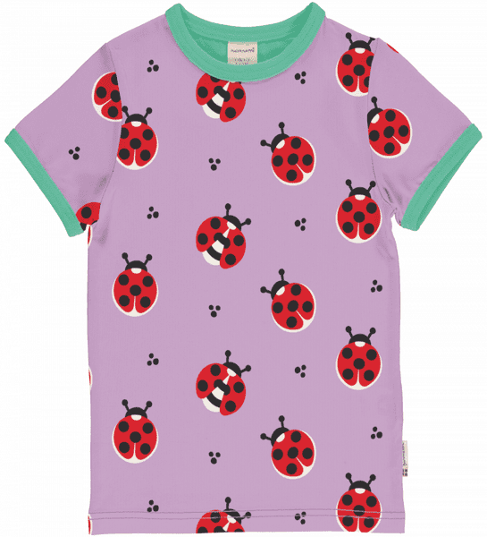Maxomorra Ladybug Sleeve Top SS25