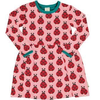 Maxomorra Ladybug Spin Dress