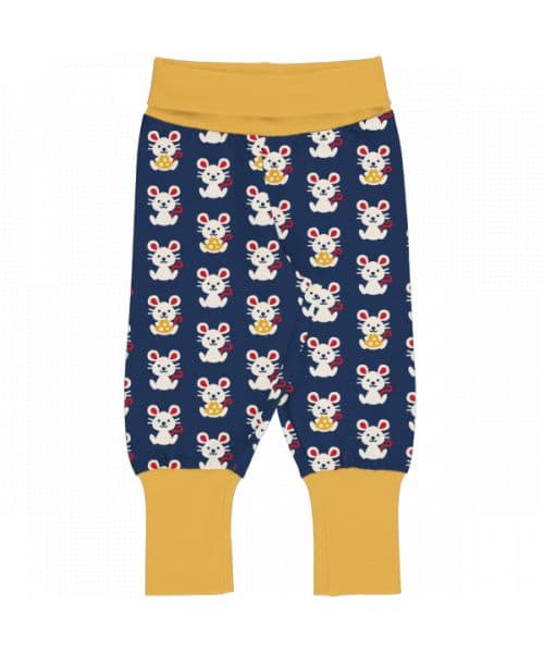 Maxomorra Mouse Rib Pants