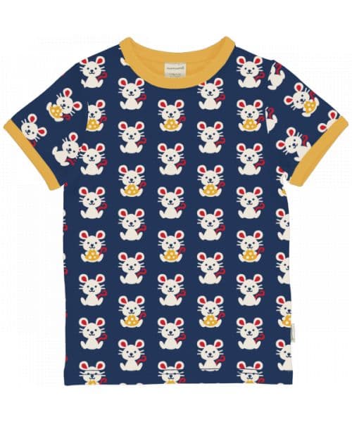 Maxomorra Mouse Short Sleeve Top