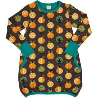 Maxomorra Orange Balloon Dress