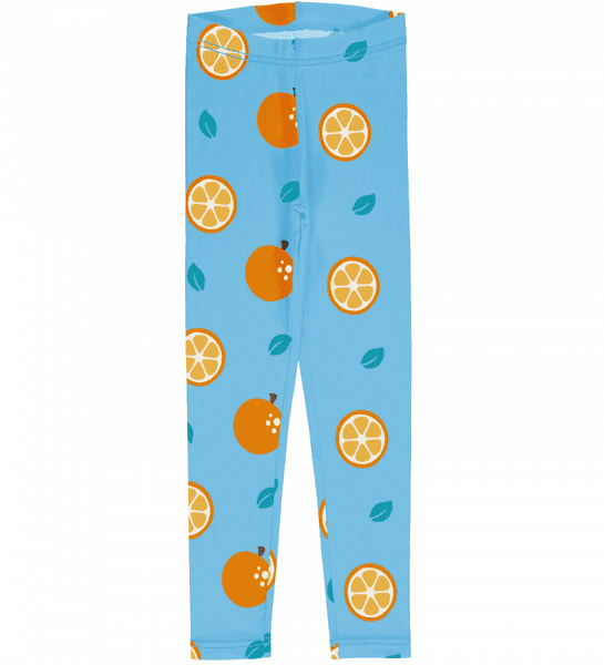 Maxomorra Orange Leggings SS25