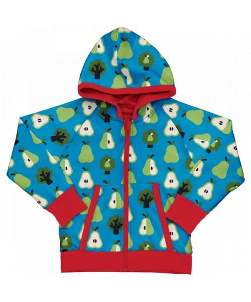 Maxomorra Pear Reversible Hooded Cardigan