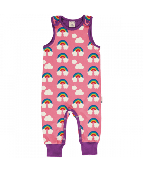 Maxomorra Pick & Mix Rainbow Playsuit