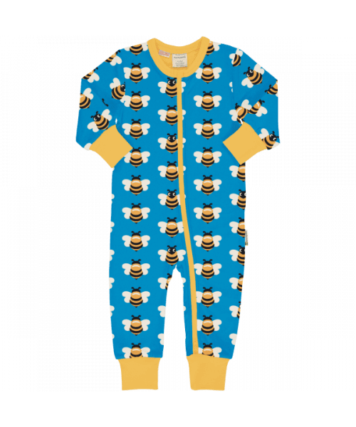 Maxomorra Picnic Bee Rompersuit