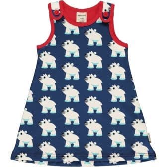 Maxomorra Polar Bear Play Dress