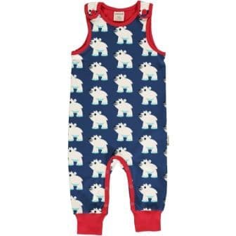 Maxomorra Polar Bear Playsuit