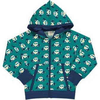 Maxomorra Police Car Hooded Cardigan Sweat
