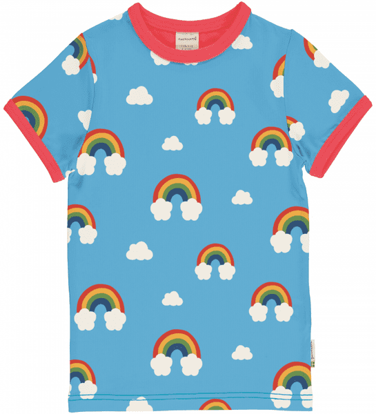 Maxomorra Rainbow Short Sleeve Top SS26