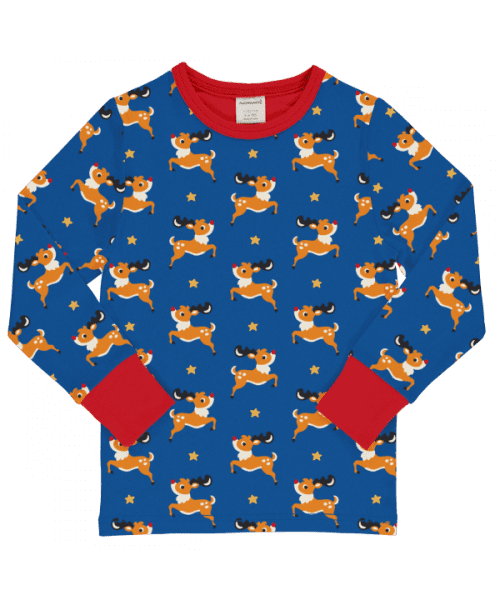 Maxomorra Reindeer Top AW24