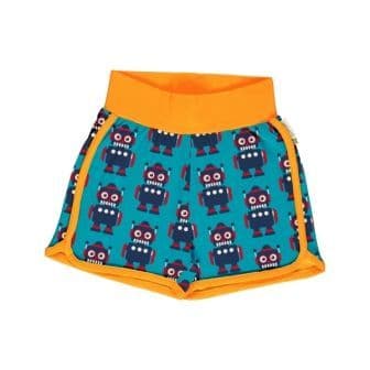 Maxomorra Robots Runner Shorts