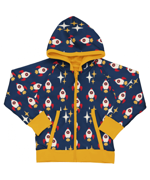 Maxomorra Rocket Reversible Hooded Cardigan